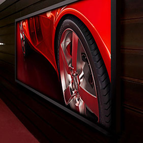 灯箱广告画 韩国进口PET灯片喷绘