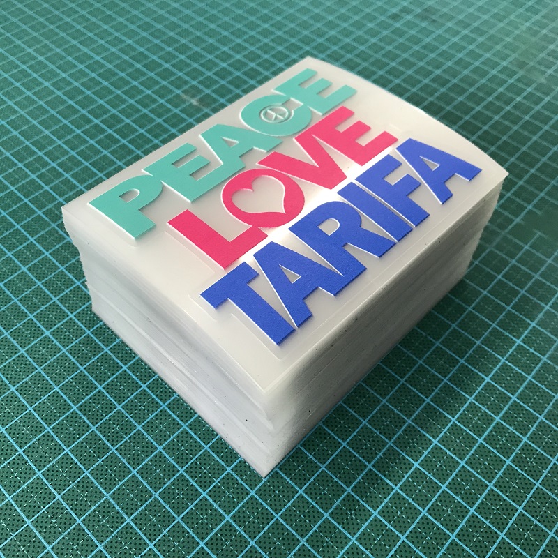 UV printing ultra clear sticker